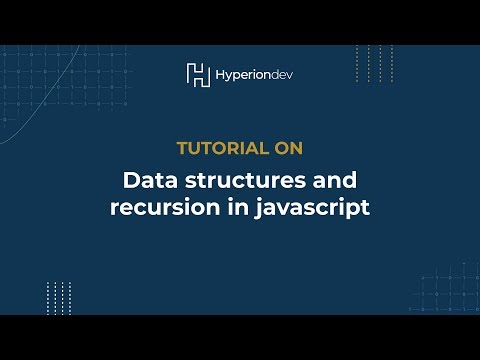 Data structures and recursion in JavaScript