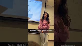 University ke coolest teacher🥰#trending #college #coding #program #java #python #html #css #ai #cs