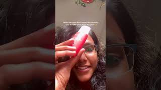 When your SPF glow steals the spotlight ✨ | ​⁠Strawberry Dew Sunscreen Review #picksbyvidhu