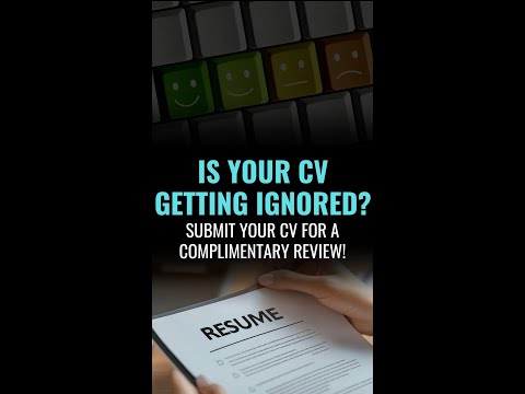 Free CV Review Alert: October 9th - 12th!