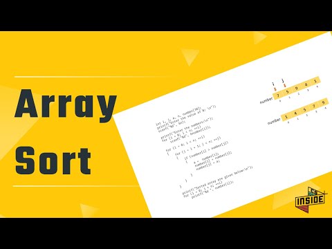 Array sort |  C Program | Bangla