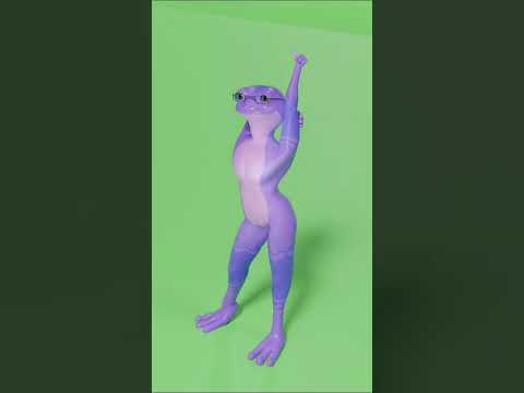 3D Lenndevv's frog fursona #shorts