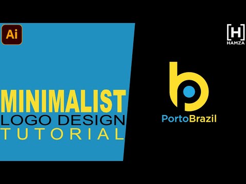 How To Make MINIMALIST Logo || Illustrator Tutorial || Logo Design By HAMZA