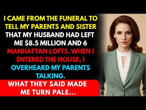 I came from the funeral to tell my parents and sister my husband left me $8,5M and 6 Manhattan lofts