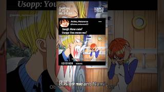Sanji and Usopp funny moments 😂 #onepiece #luffy #sanji #usopp #shorts