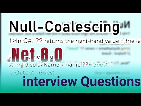 .NET Null-Coalescing (??)  , (??=) Operator Explained in 60 Seconds 🚀 | .NET 8.0
