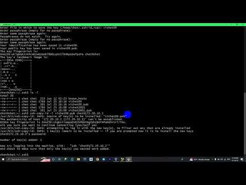 Remote SSH with key - Linux