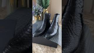 Mhiraje - Genuine Python Leather Shoes / Boots , Python Boots