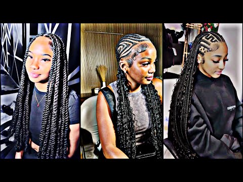 Back to school braids inspo compilation #10klikes #viralvideo #braids