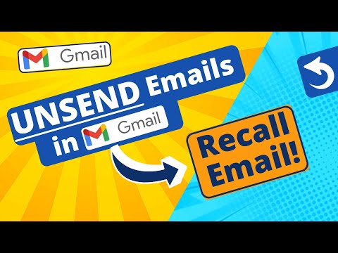 How to UNSEND an email in Gmail | RECALL sent emails in Gmail | 2025