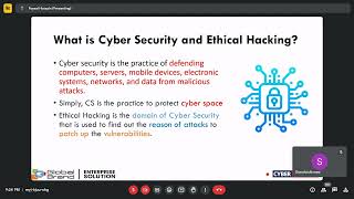 Seminar on Cybersecurity and Ethical Hacking Career Roadmap