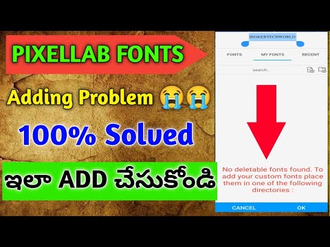 How to add custom Fonts in pixellab|Pixellab Fonts adding Problem ||How to Add Font in Pixellab