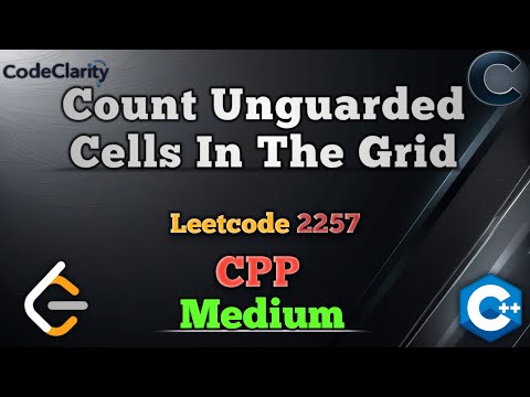 LeetCode 2257 || Count Unguarded Cells in the Grid1102 || 2D Array || Codeclarity || CPP