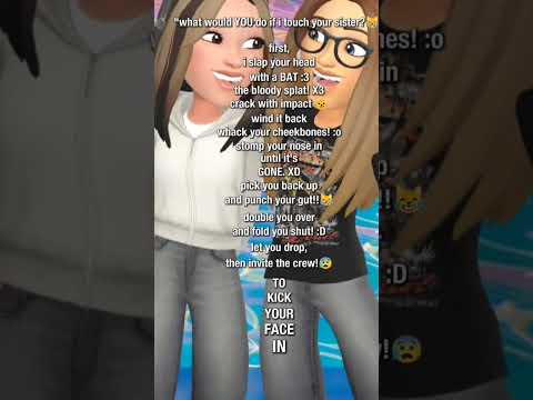 What would you do if I touched you sister? #cringe #sister