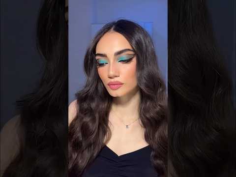 Another Smooth makeup transition🤭#makeuptransformation #greeneyeshadow #graphiceyeliner #makeuplook
