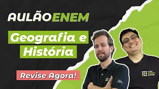 AULÃO ENEM DE GEOGRAFIA E HISTÓRIA: OS TEMAS QUE MAIS CAEM | AULÃO ENEM 2025