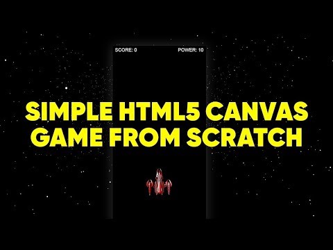 How to make a simple HTML5 canvas game from scratch - Part 1