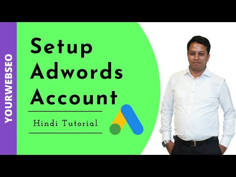 Setup Adwords Accounts Tutorial