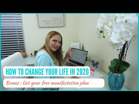 How to change your life in 2020 | Get you Free manifestation plan
