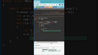 sum of digits of a given number java program #shorts #youtubeshorts #java #coding #computer #html5