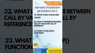 Top C Interview Questions part-6 | XpertChamps Insights #skillstruct