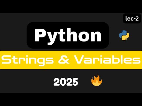Python Variables, Strings & Slicing Explained Visually 🧠 | Beginner-Friendly Guide 2025