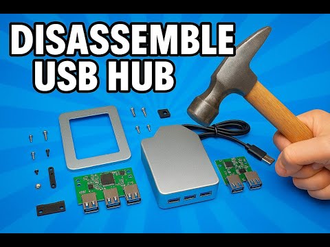 🧩 What’s Inside a USB Hub? Let’s Take It Apart!