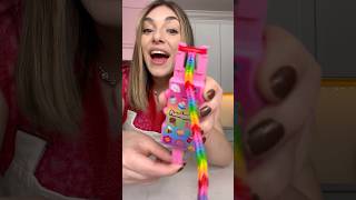 Clear vs rainbow which is better!? 🌈👀 #colorchallenge