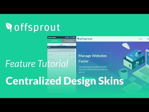 Designing Websites with Offsprout Design Skins