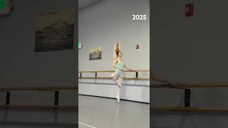 10 years 1 barre #ballet #latestart #barre #practice #pointe #timelapse