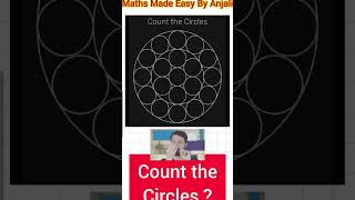 Count the Circles #maths #mathspuzzle #mathstricks #mathspuzzlewithanswer