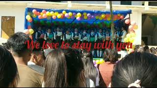 Farewell song We love to stay with you lyrics//GHSS'D'MON//