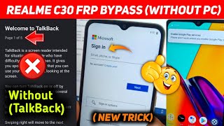 🔥Realme C30 Frp By-pass Without Pc / TalkBack #techmanish #shorts