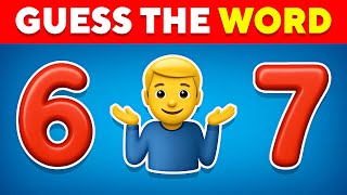 Guess The WORD By Emojis? 🤔 Emoji Quiz 2026
