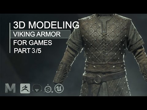3D Modeling Viking Armor  - Part 3