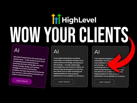 3 Next-Level GHL Website Effects to Instantly WOW Your Clients