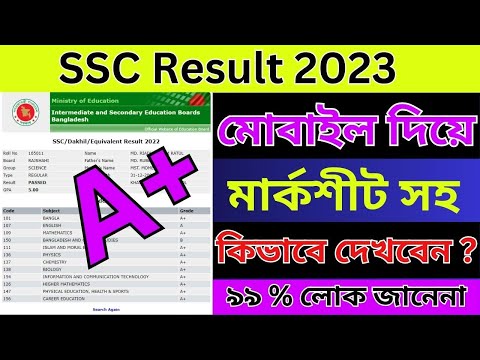 How To Check 2023 SSC Result Tech IT 24
