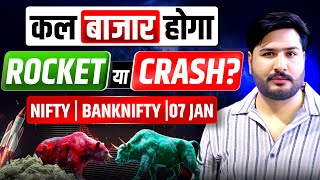 Nifty & Bank Nifty Analysis for Wednesday | 7 January 25 | NIFTY Tomorrow #nifty
