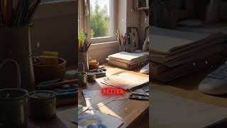Unlock Productivity: The Secret to a Tidy Desk! #ProductivityHack #CleanDesk #FocusBoost #Organize