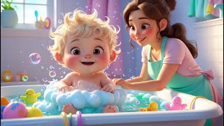 Bath Time Song 🛁🎵 | Nursery Rhymes & Kids Songs for Toddlers & Preschoolers | Fun & Learning