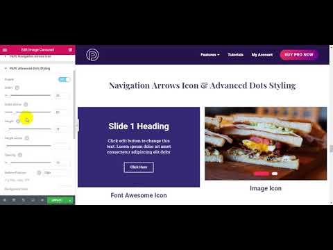 Advanced Dots Styling for Image, Media Carousel, Slides Elementor Tutorial | PAFE