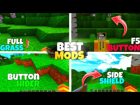 Top 5 Mods For Minecraft PE 1.21 | PVP And JAVA MODS | 💥✨