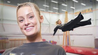 Teaching My Girlfriend How to Backflip