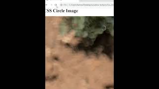 CSS Image Circle #css #web #hacks #Shorts