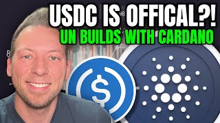 CARDANO ADA - USDC IS OFFICIAL?!! UN BUILDING WITH CARDANO!