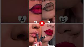 Lipstick 💄 Lovers Select Best One.1️⃣🆚2️⃣🆚3️⃣🆚4️⃣#shortvideo #short #beauty #viral#viralvideo
