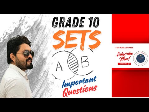 Sets Class 10 || Sets Class 10 exercise || Sets Important Questions Class 10 || NEB