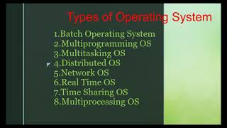 Batch Operating systems in Hindi