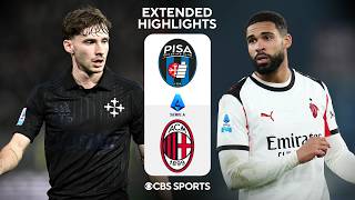 Pisa vs. Milan: Extended Highlights | Serie A | CBS Sports Golazo