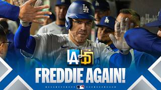 フレディ・フリーマンのこの試合2本目のホームラン！💪 | MLBハイライト（ドジャース対パドレス）